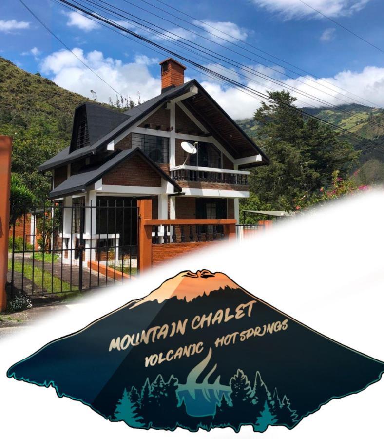 Mountain Chalet - Tungurahua Hot Springs/Aguas Termales 바뇨스 외부 사진