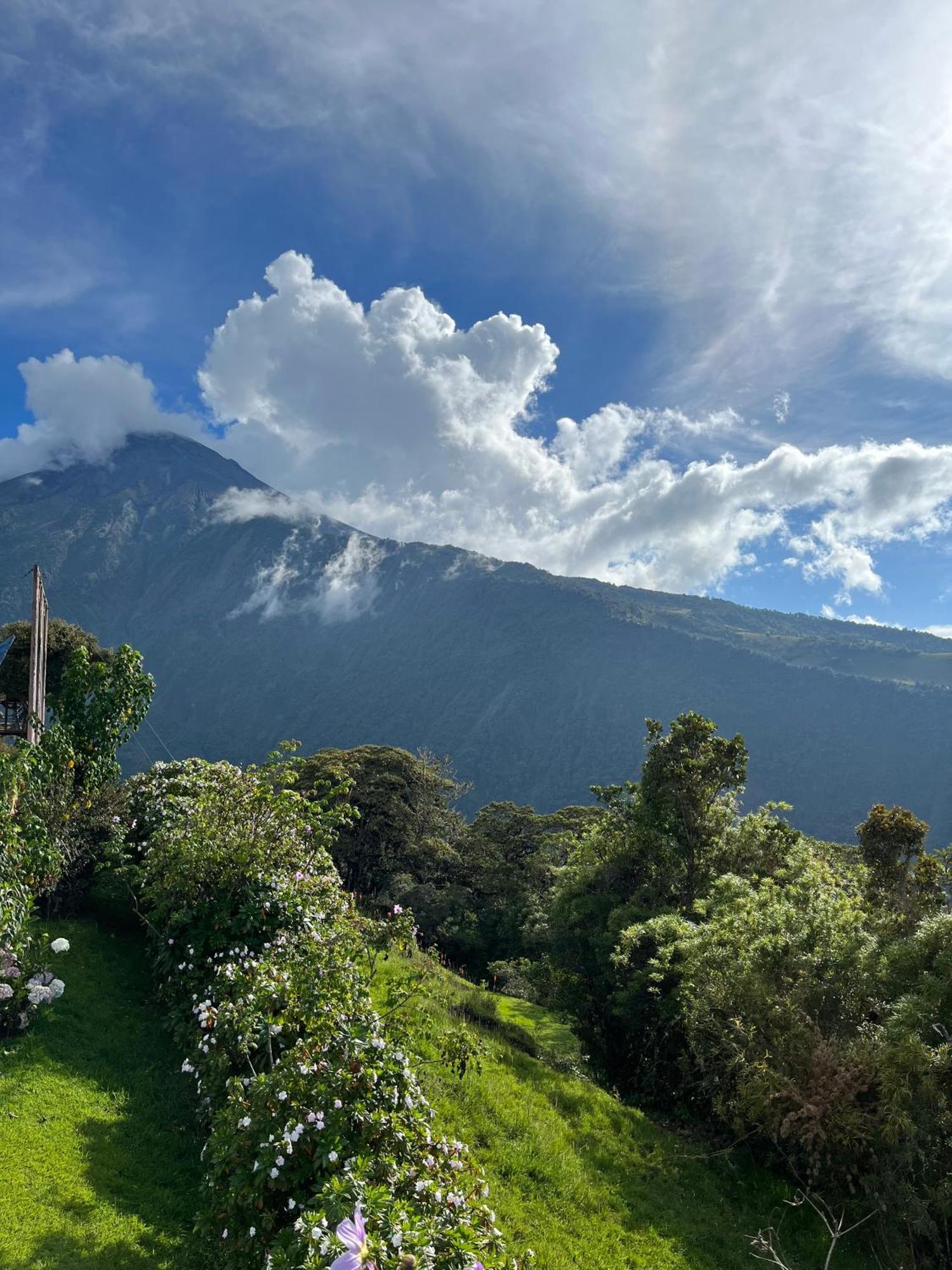 Mountain Chalet - Tungurahua Hot Springs/Aguas Termales 바뇨스 외부 사진