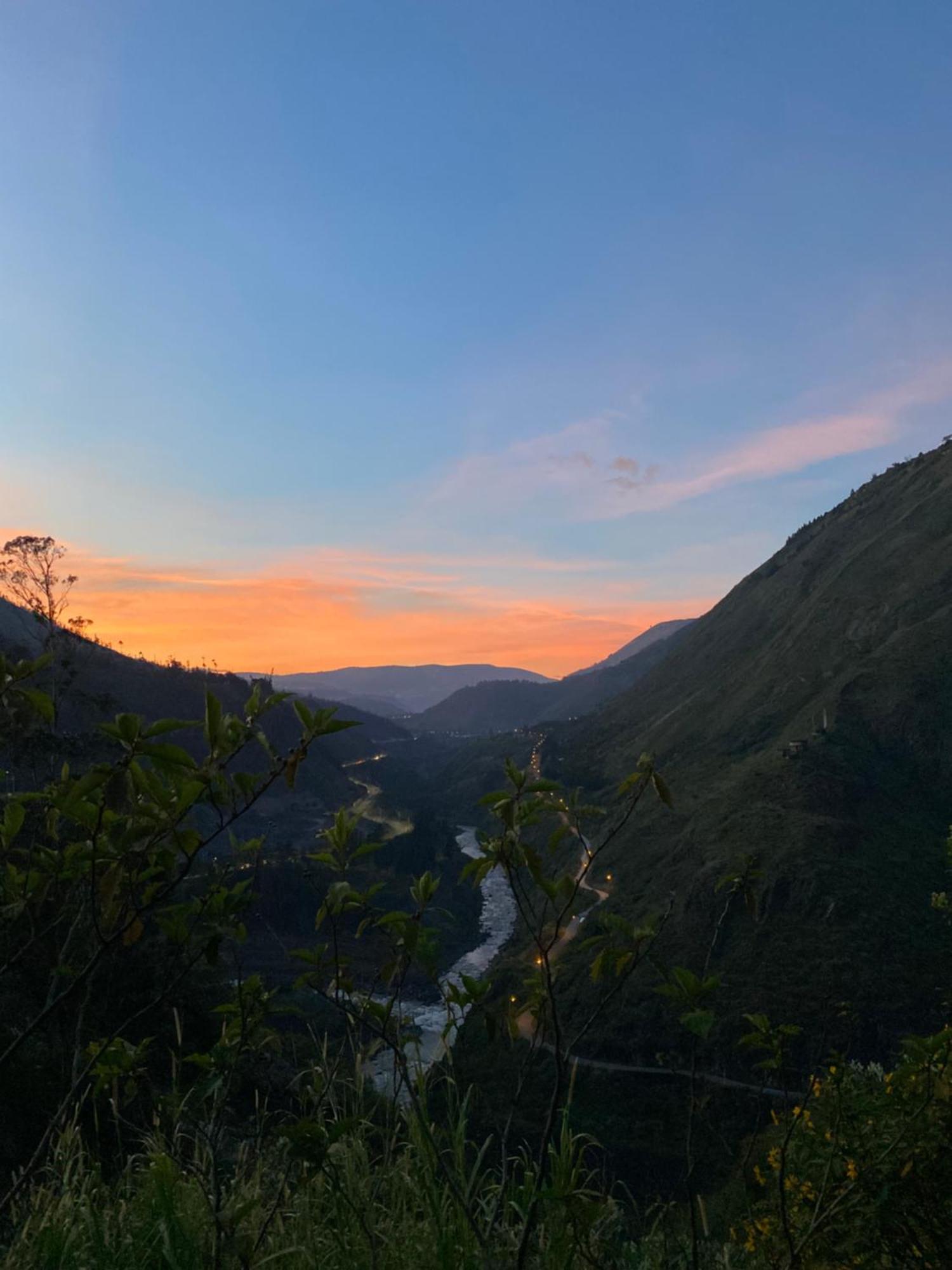 Mountain Chalet - Tungurahua Hot Springs/Aguas Termales 바뇨스 외부 사진